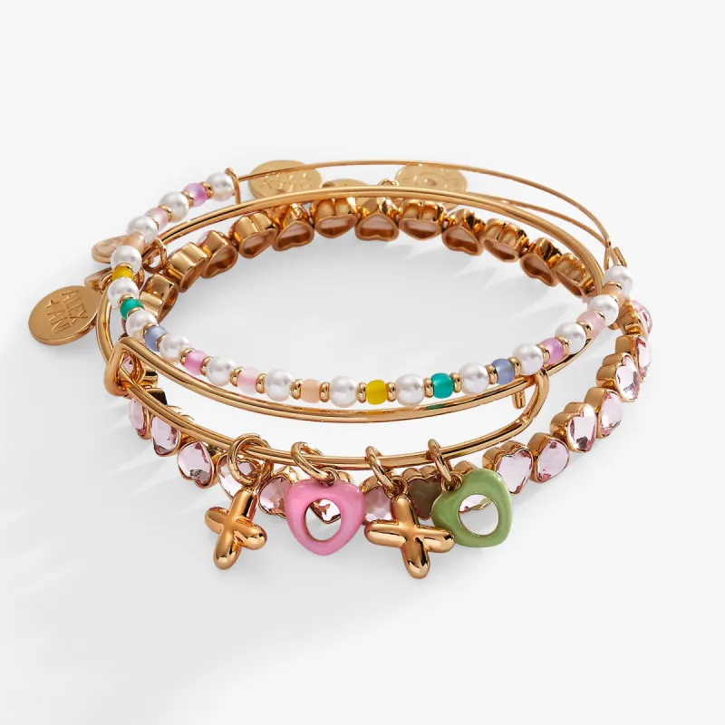 XOXO Bracelet Set of 3 sold by Alex and Ani