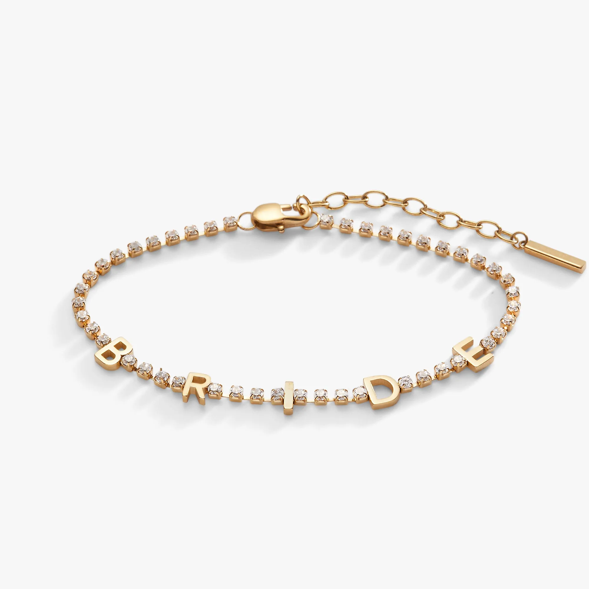 "Bride" Crystal Tennis Bracelet sold by Alex and Ani