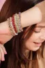 Green Crystal Heart Stretch Bracelet sold by Alex and Ani