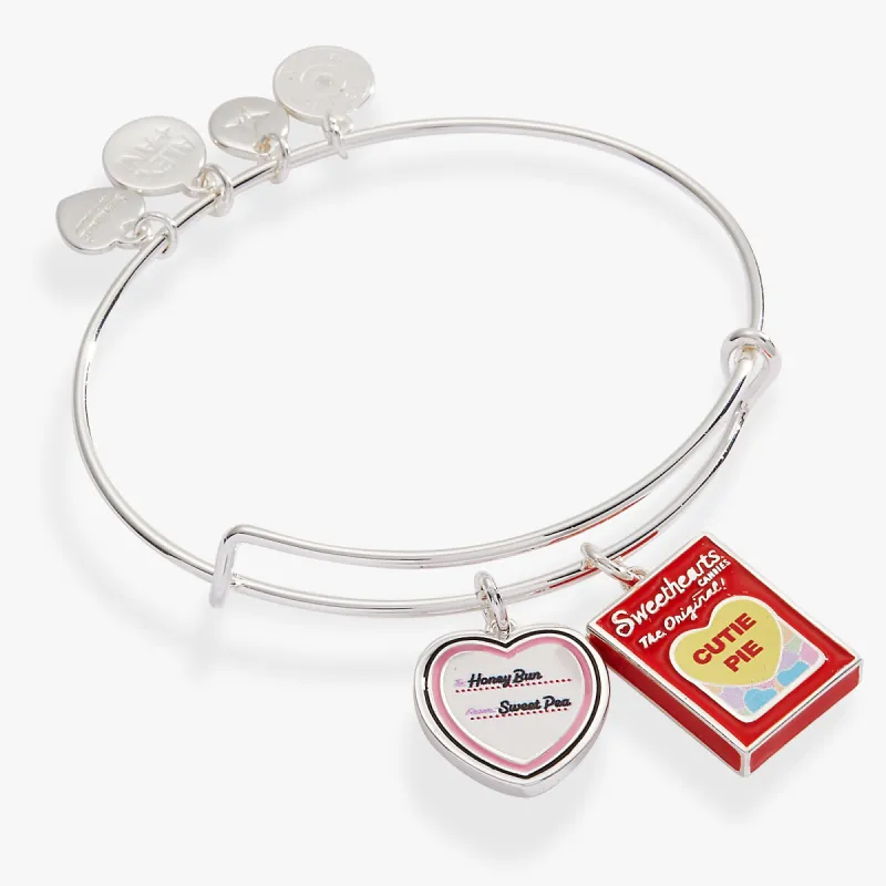 Sweethearts® Box and Tag Duo Charm Bangle sold by Alex and Ani