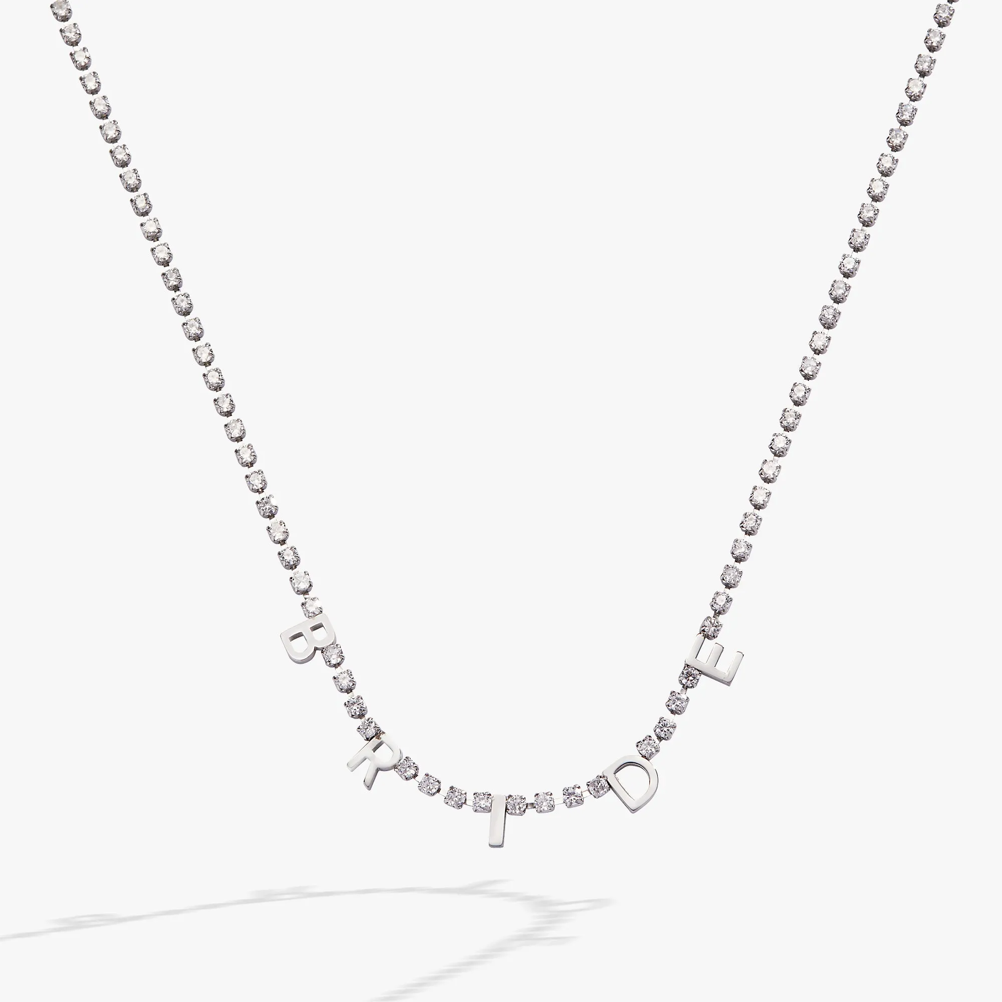 “Bride” Crystal Tennis Necklace sold by Alex and Ani