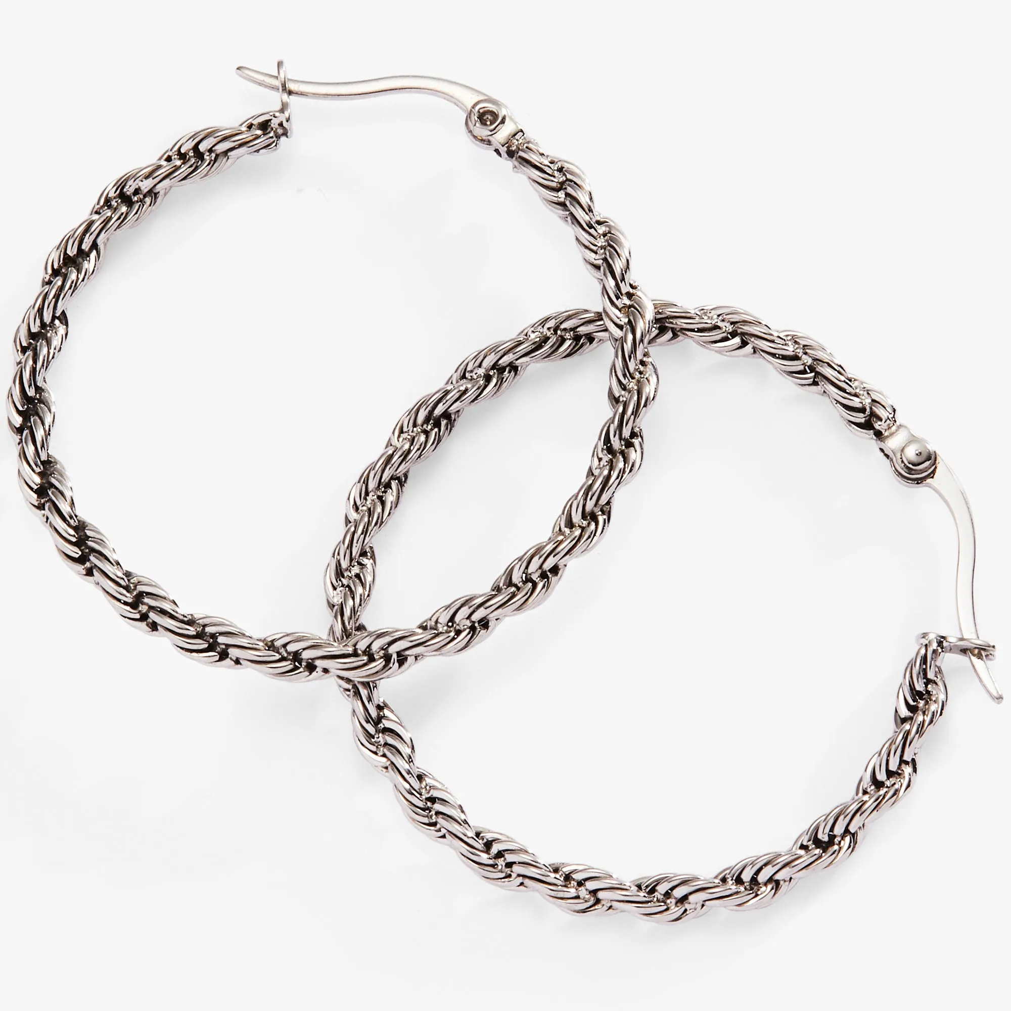 Frozen French Rope Hoop Earrings sold by Alex and Ani product image thumbnail 2