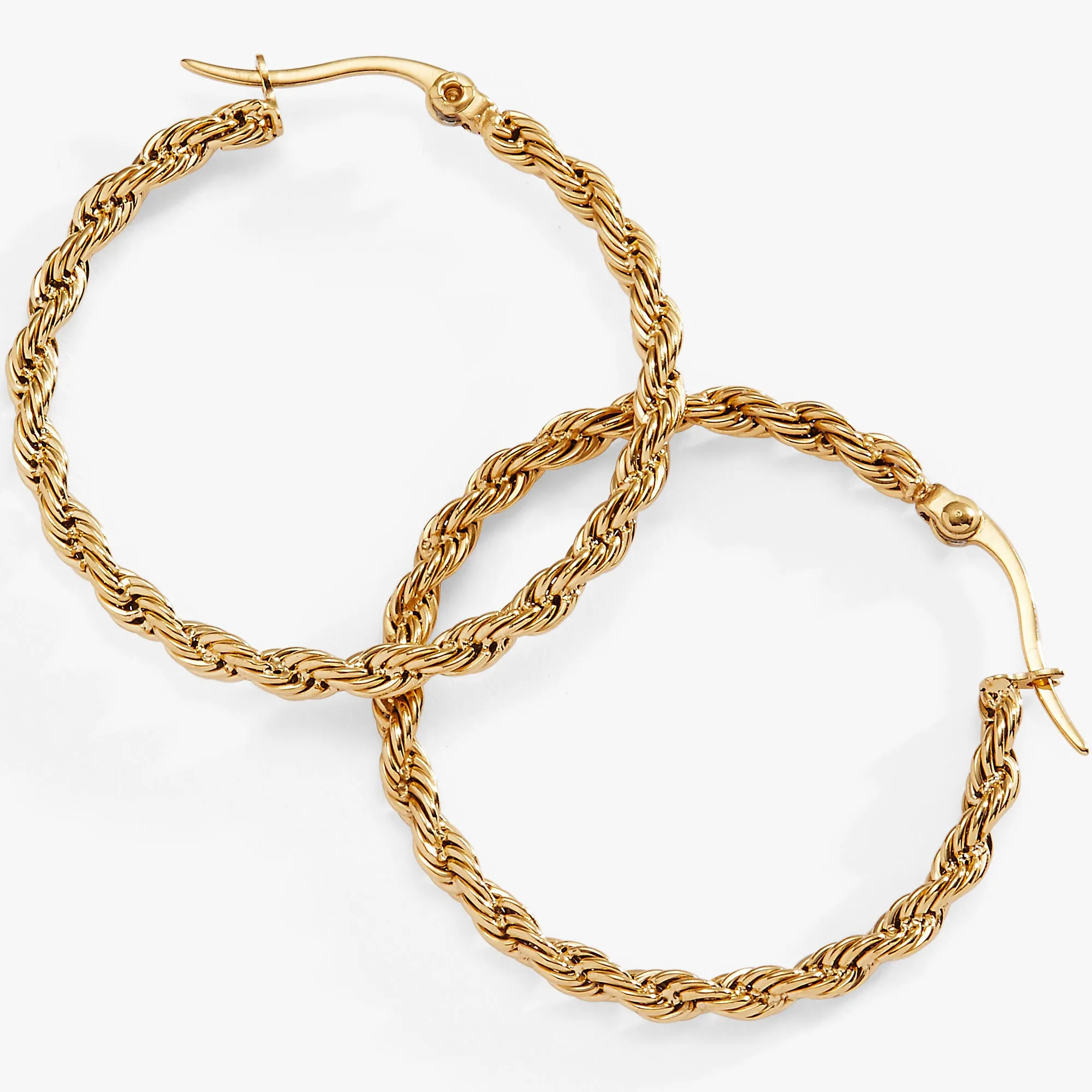 Frozen French Rope Hoop Earrings sold by Alex and Ani product image thumbnail 4