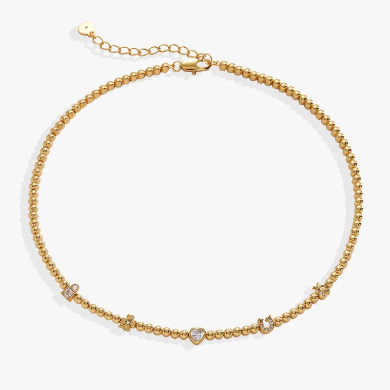 Love and Luck Tennis Necklace sold by Alex and Ani