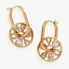 Love and Luck Wheel Hoop Earrings sold by Alex and Ani