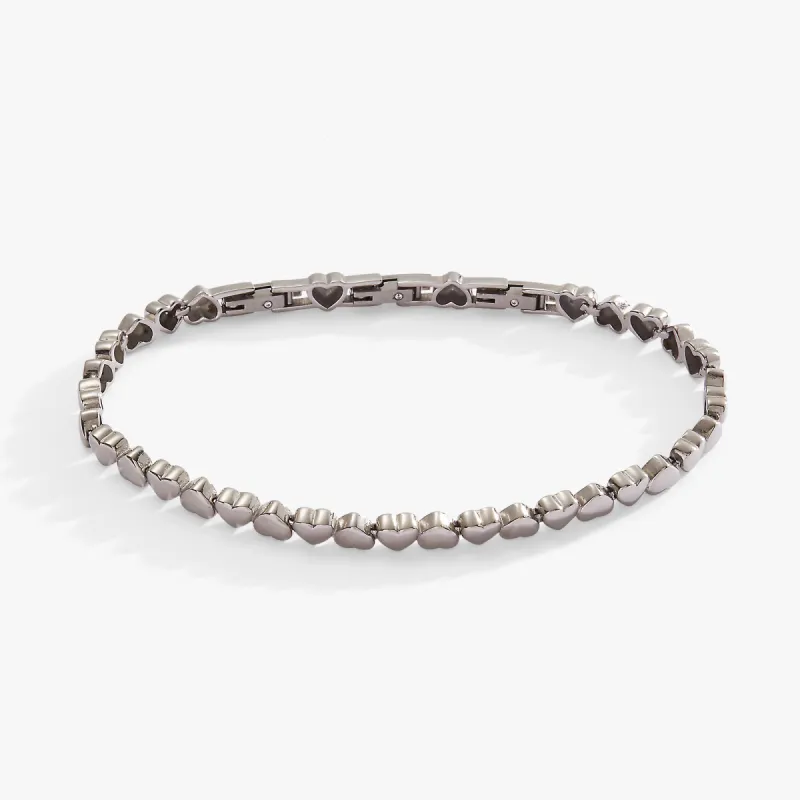 Heart Charm Tennis Bracelet sold by Alex and Ani