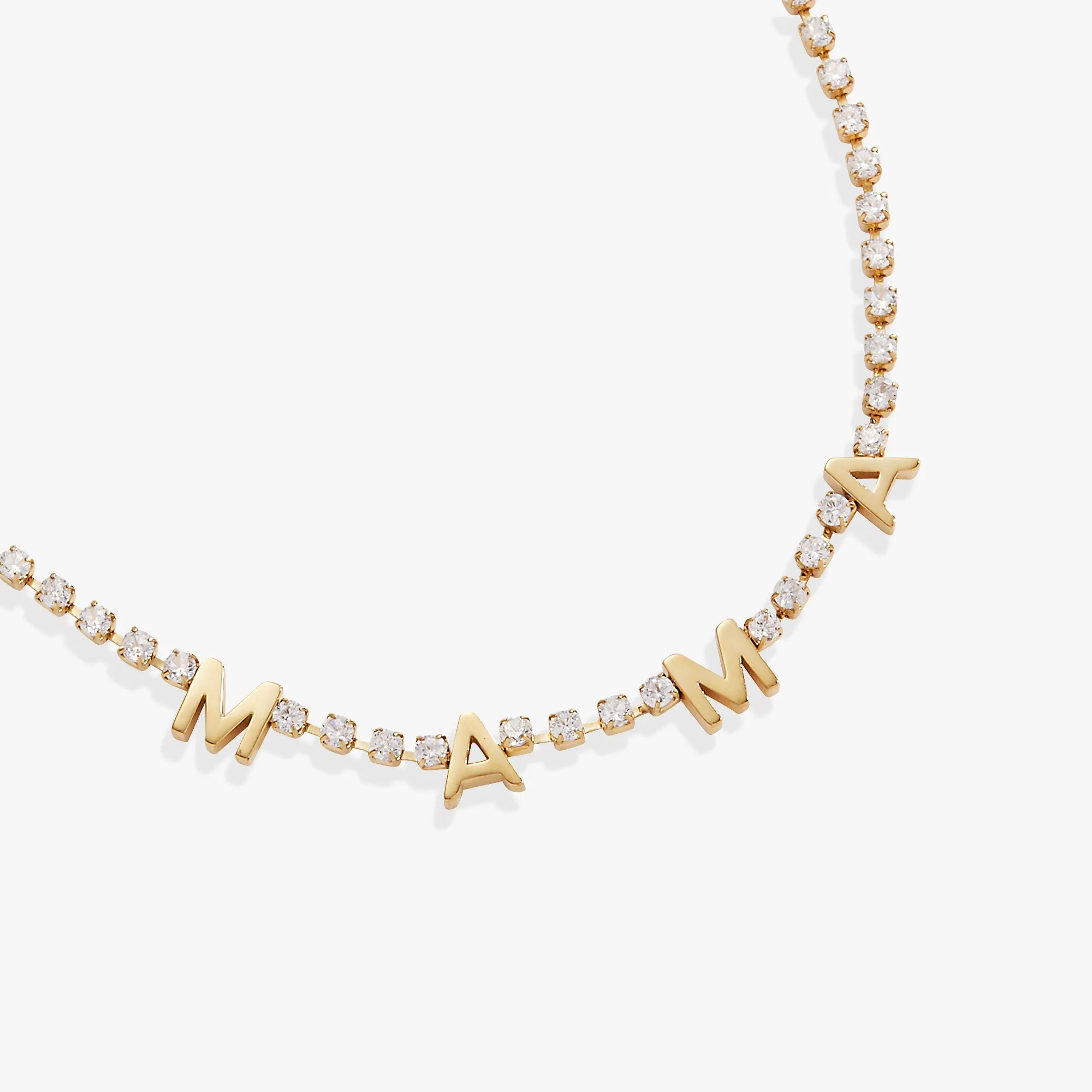 "Mama" Crystal Tennis Necklace sold by Alex and Ani product image thumbnail 2