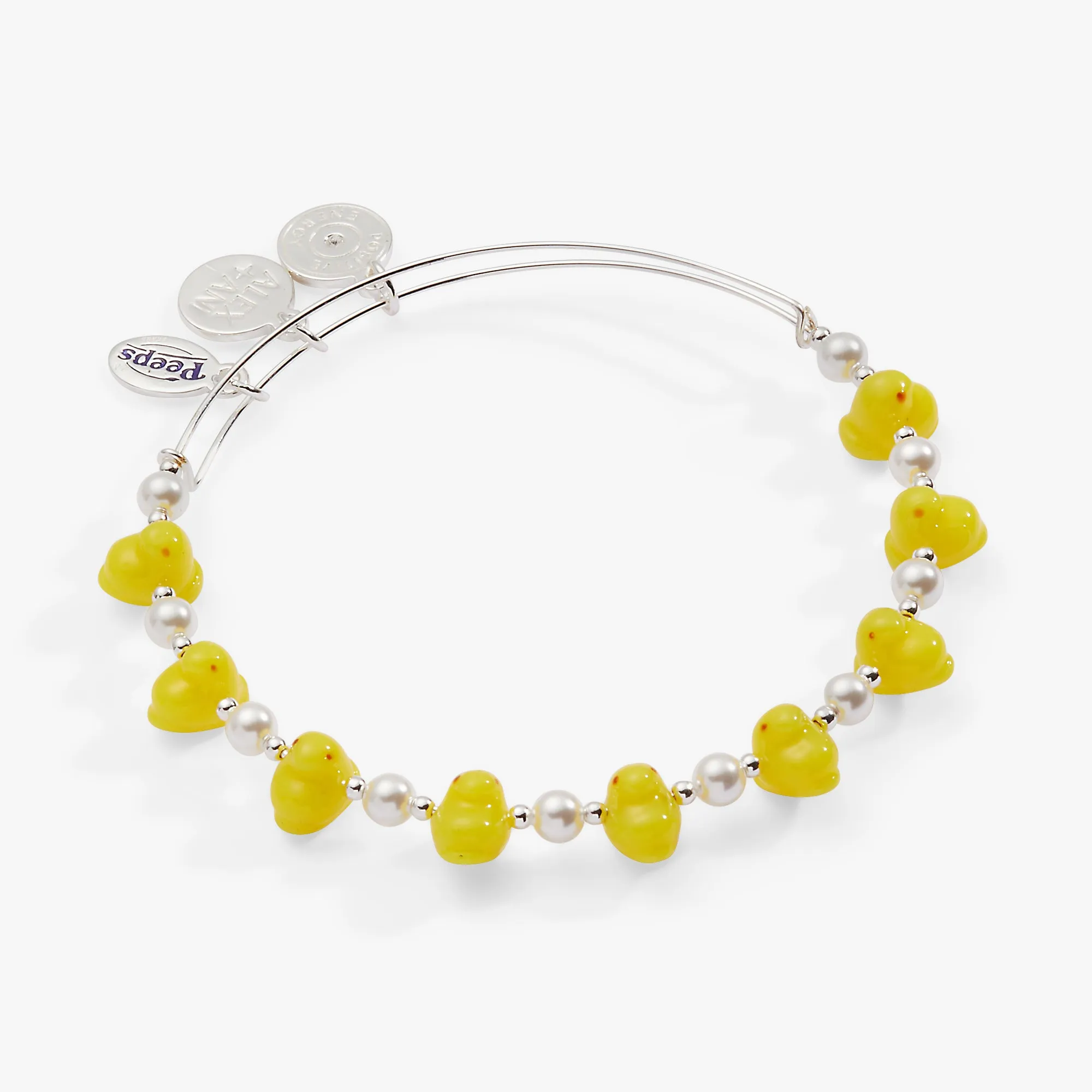 PEEPS® Chick Beaded Bangle sold by Alex and Ani