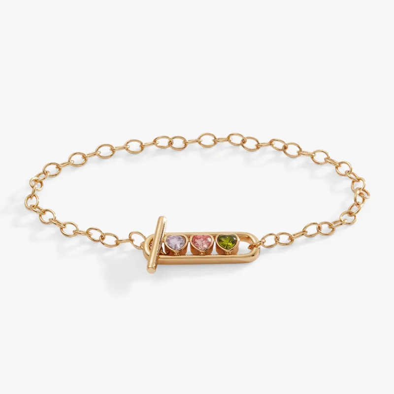 Heart Crystal Toggle Bracelet sold by Alex and Ani