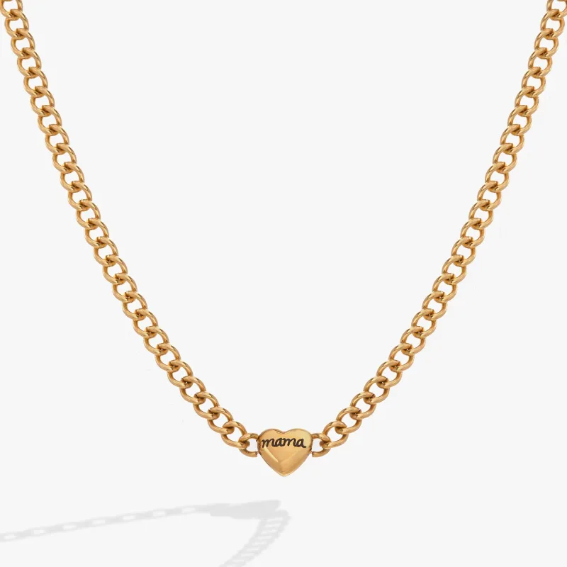Mama Curb Chain Necklace sold by Alex and Ani