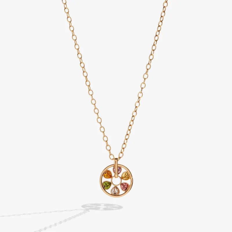 Heart Crystal Wheel Necklace sold by Alex and Ani