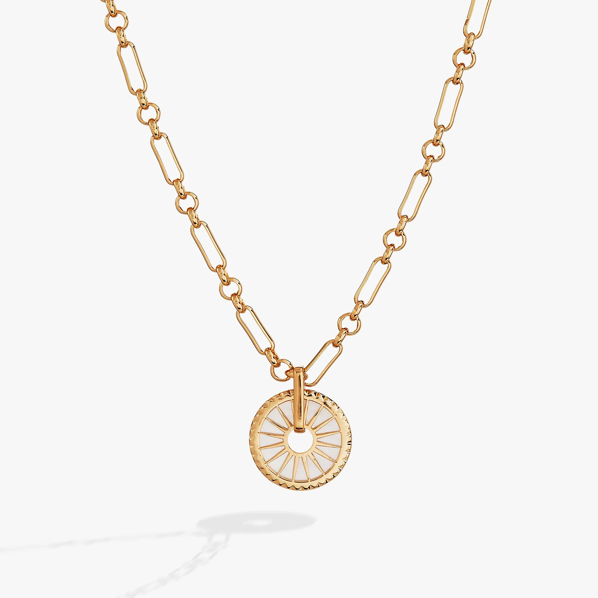 Mother of Pearl Starburst Toggle Necklace sold by Alex and Ani