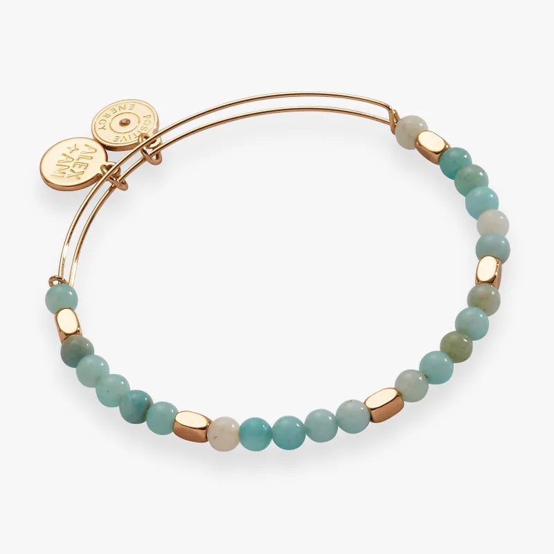 Healing Stone Beaded Bangle Amazonite sold by Alex and Ani