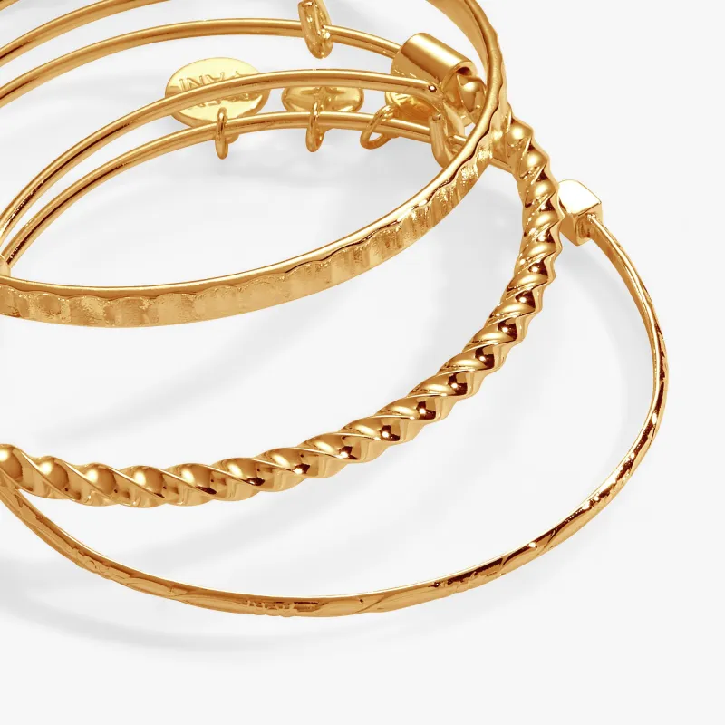 Textured Bangles Set of 3 sold by Alex and Ani