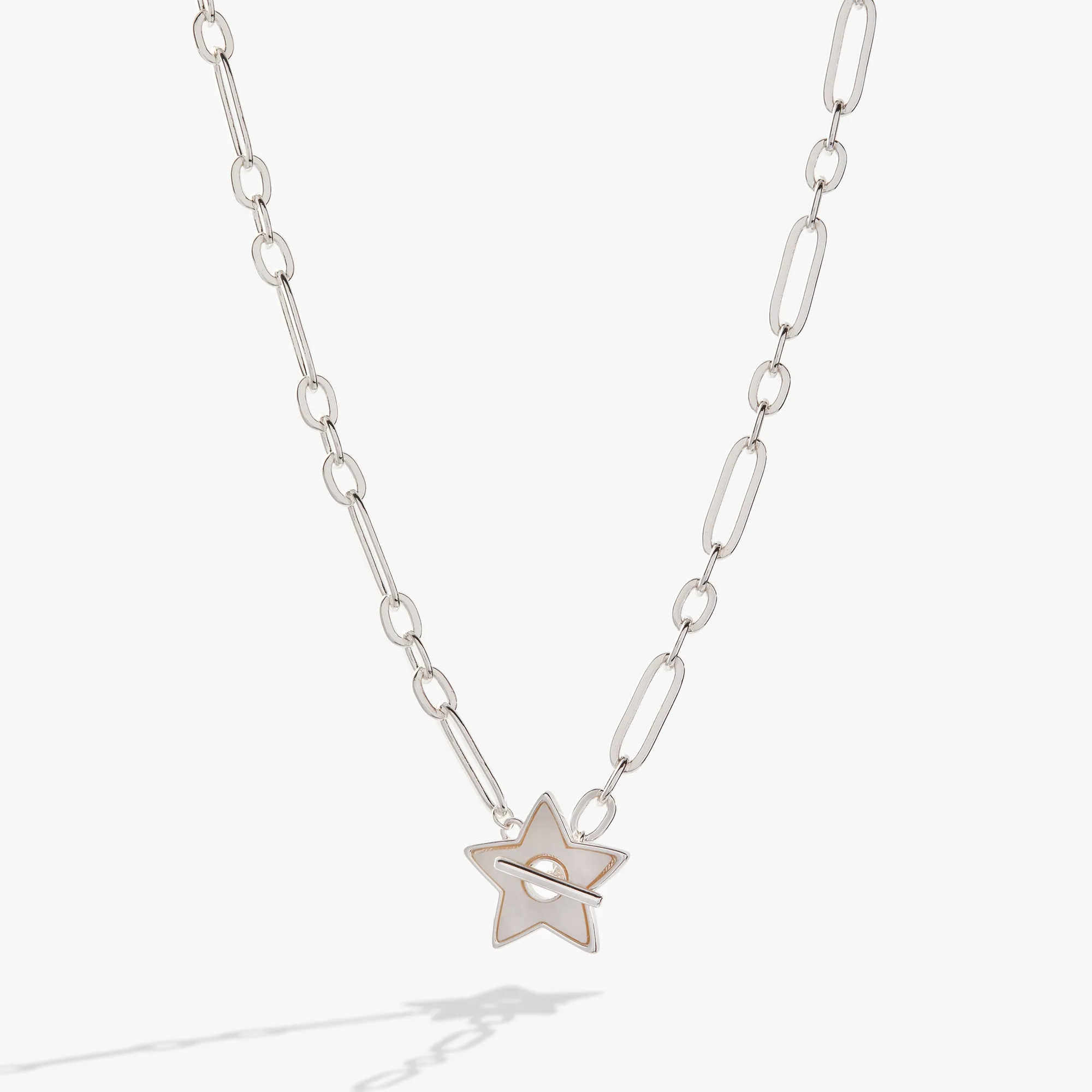 Star Mother of Pearl Toggle Necklace sold by Alex and Ani