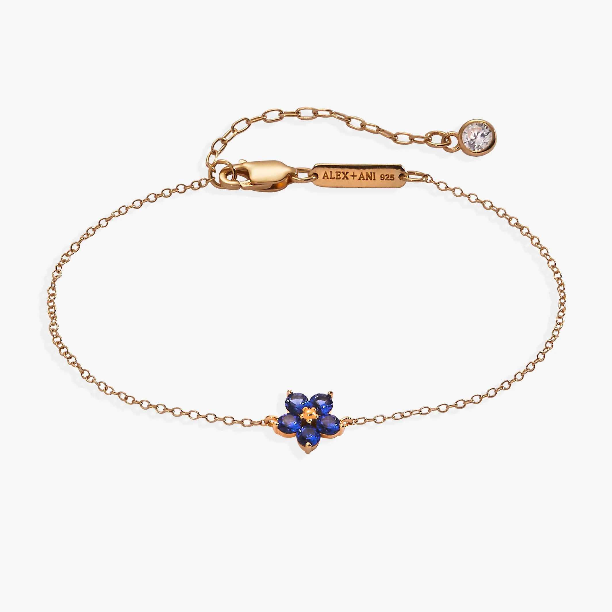 Crystal Forget-Me-Not Flower Bracelet sold by Alex and Ani
