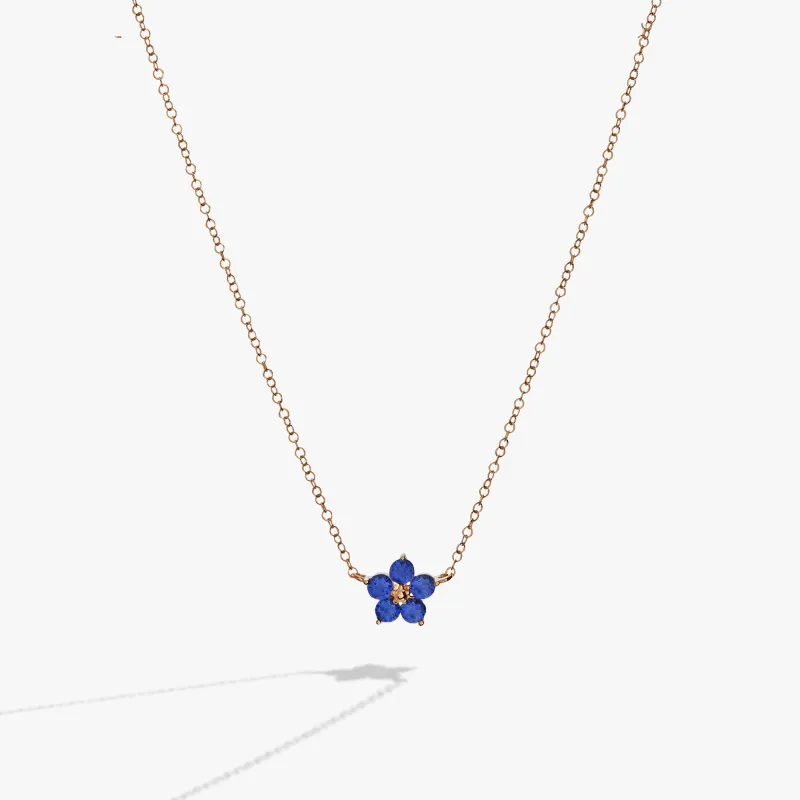 Crystal Forget-Me-Not Flower Necklace sold by Alex and Ani