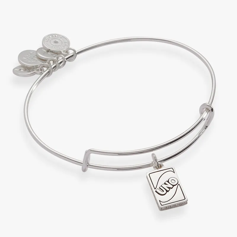 UNO™ “Trust No One” Charm Bangle sold by Alex and Ani