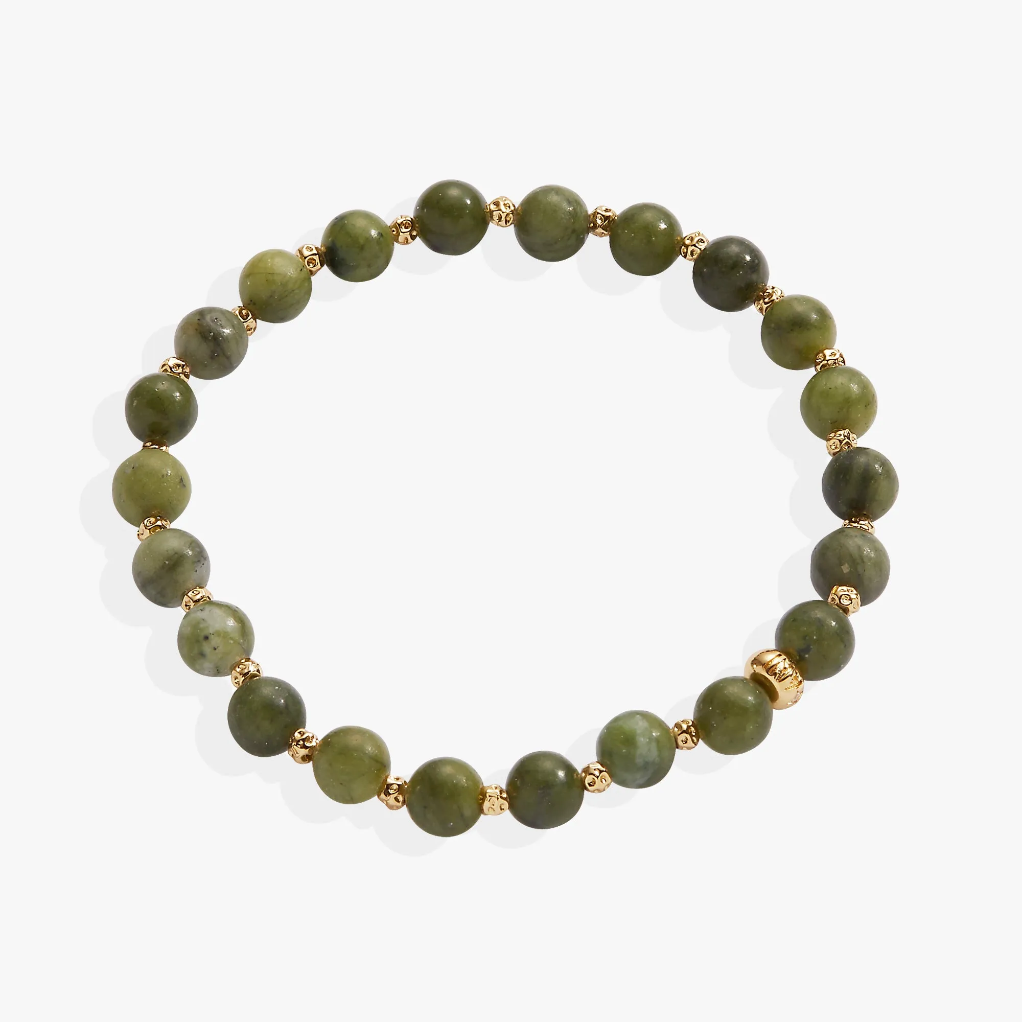 Jade Healing Stone Stretch Bracelet sold by Alex and Ani