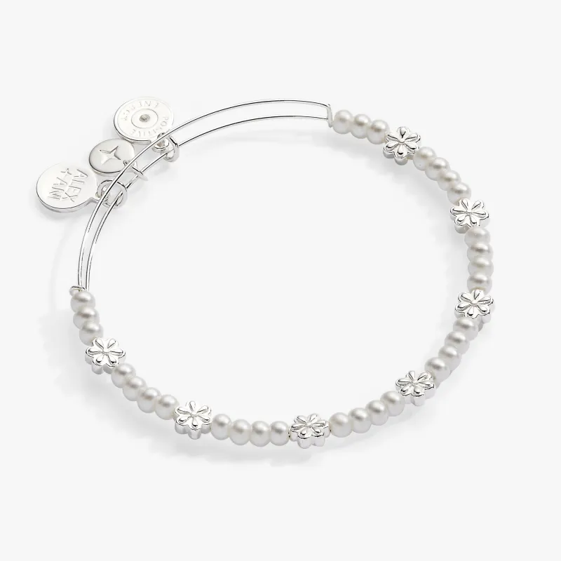 Beaded Daisy Bangle sold by Alex and Ani
