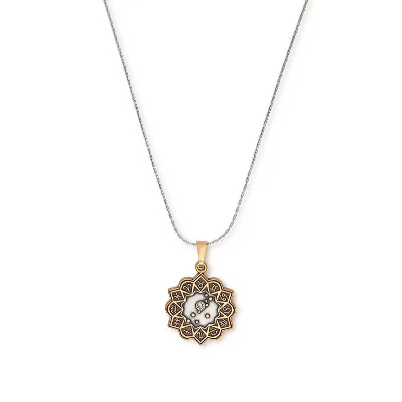 Taurus Zodiac Charm Necklace made by Alex and Ani