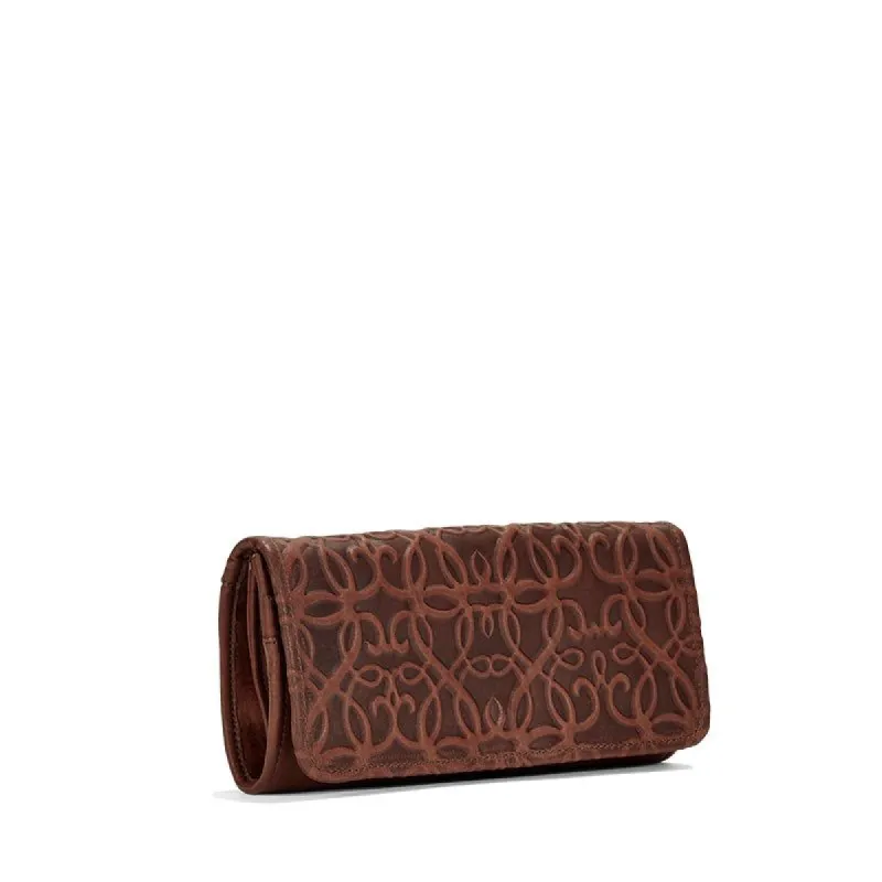 Gabriel Leather Continental Wallet, Midnight sold by Alex and Ani