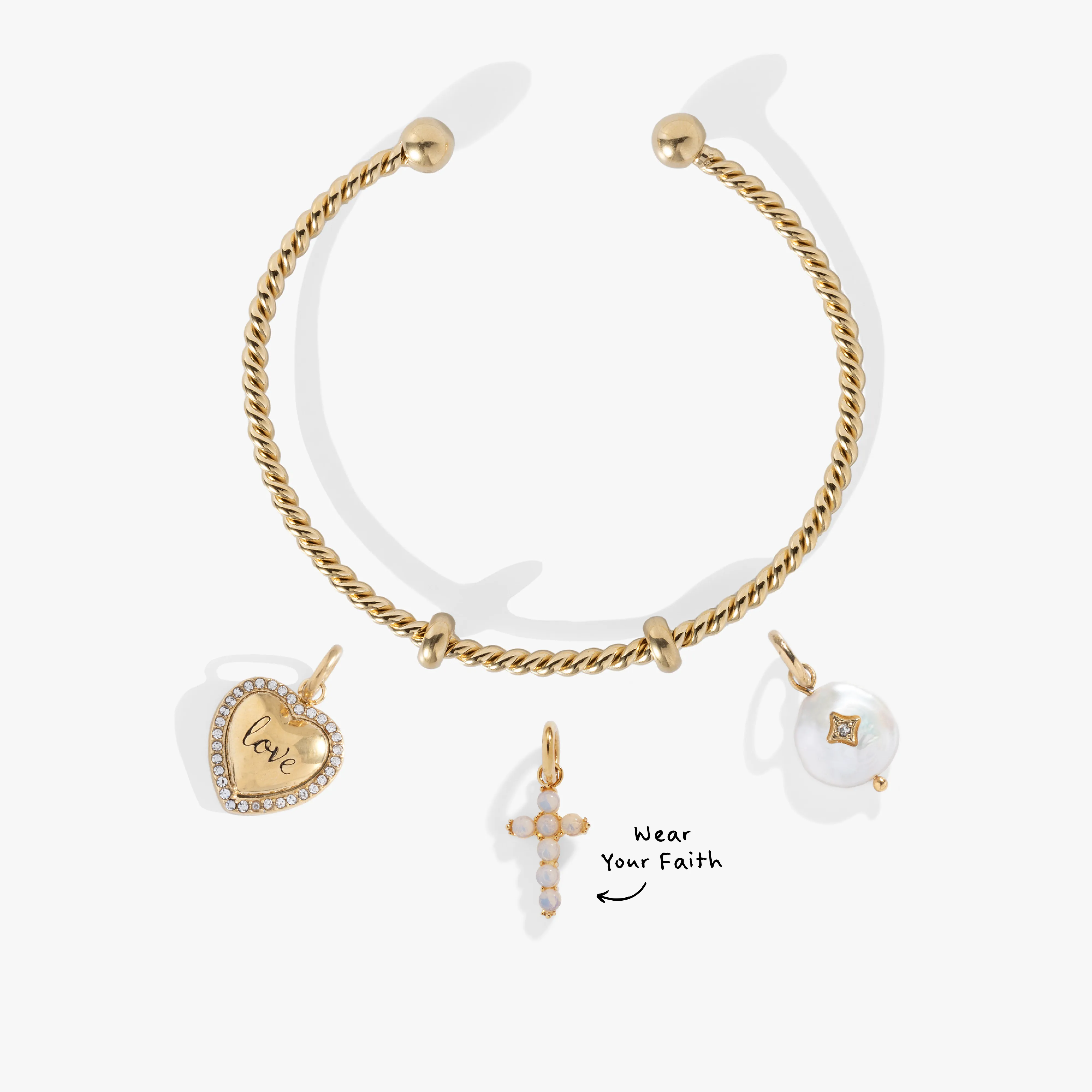 Cross My Heart Charm Bundle sold by Alex and Ani