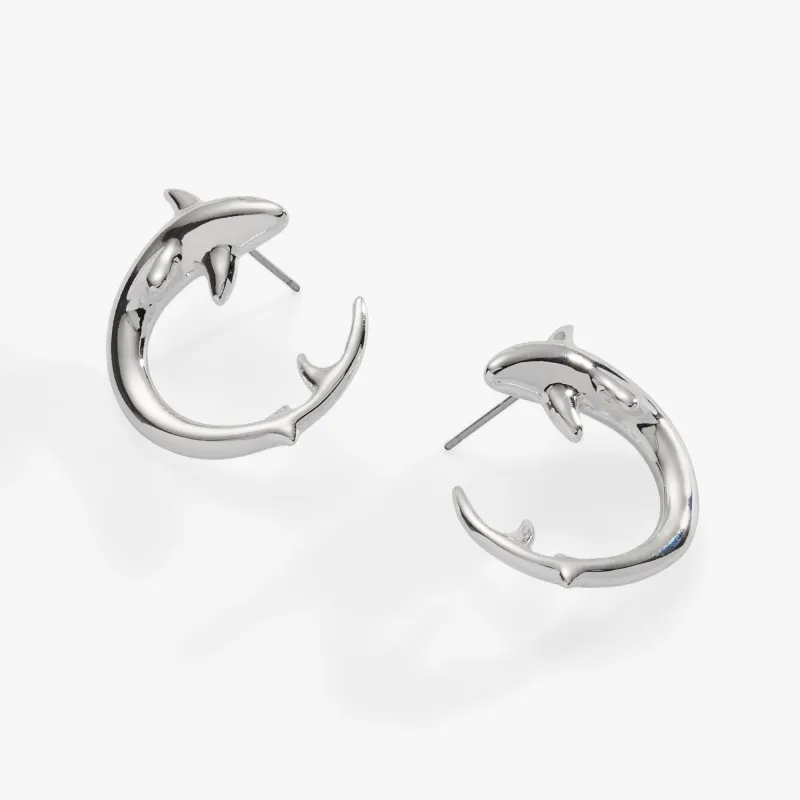 Shark Hoop Earring sold by Alex and Ani