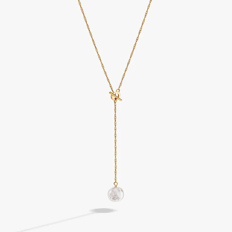 Coin Pearl Toggle Y Necklace sold by Alex and Ani