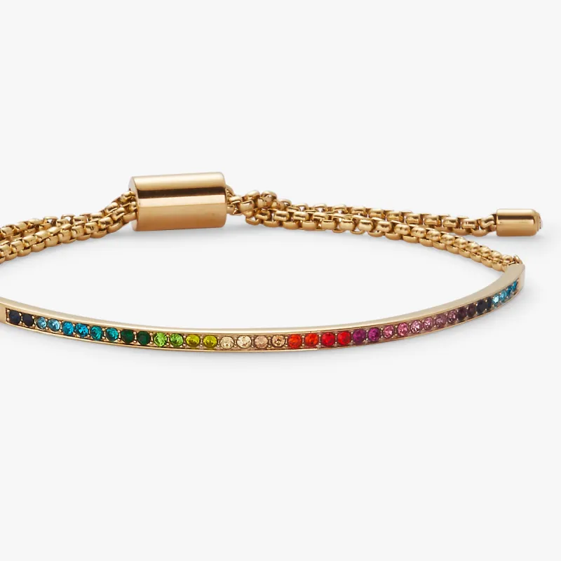 Rainbow Ombre Pave Bolo sold by Alex and Ani