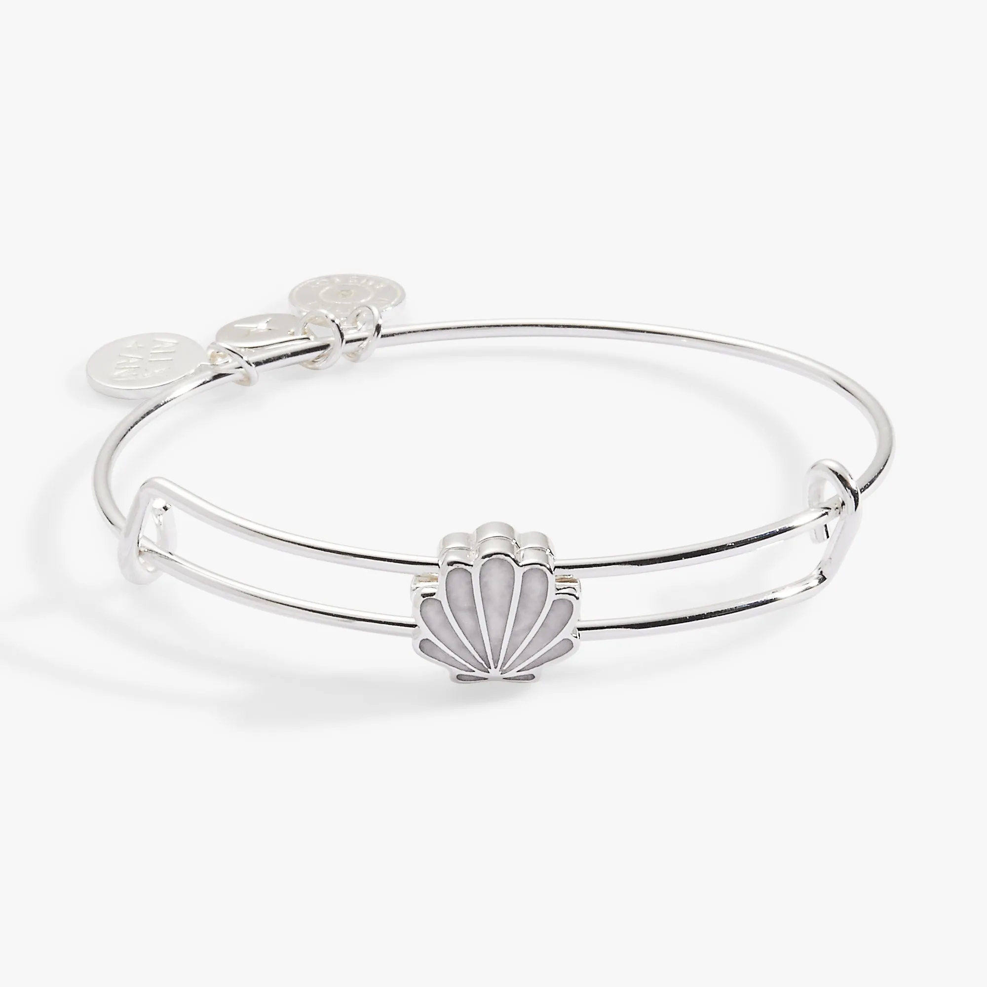 Mother of Pearl Scallop Shell Slider Bangle sold by Alex and Ani product image thumbnail 2
