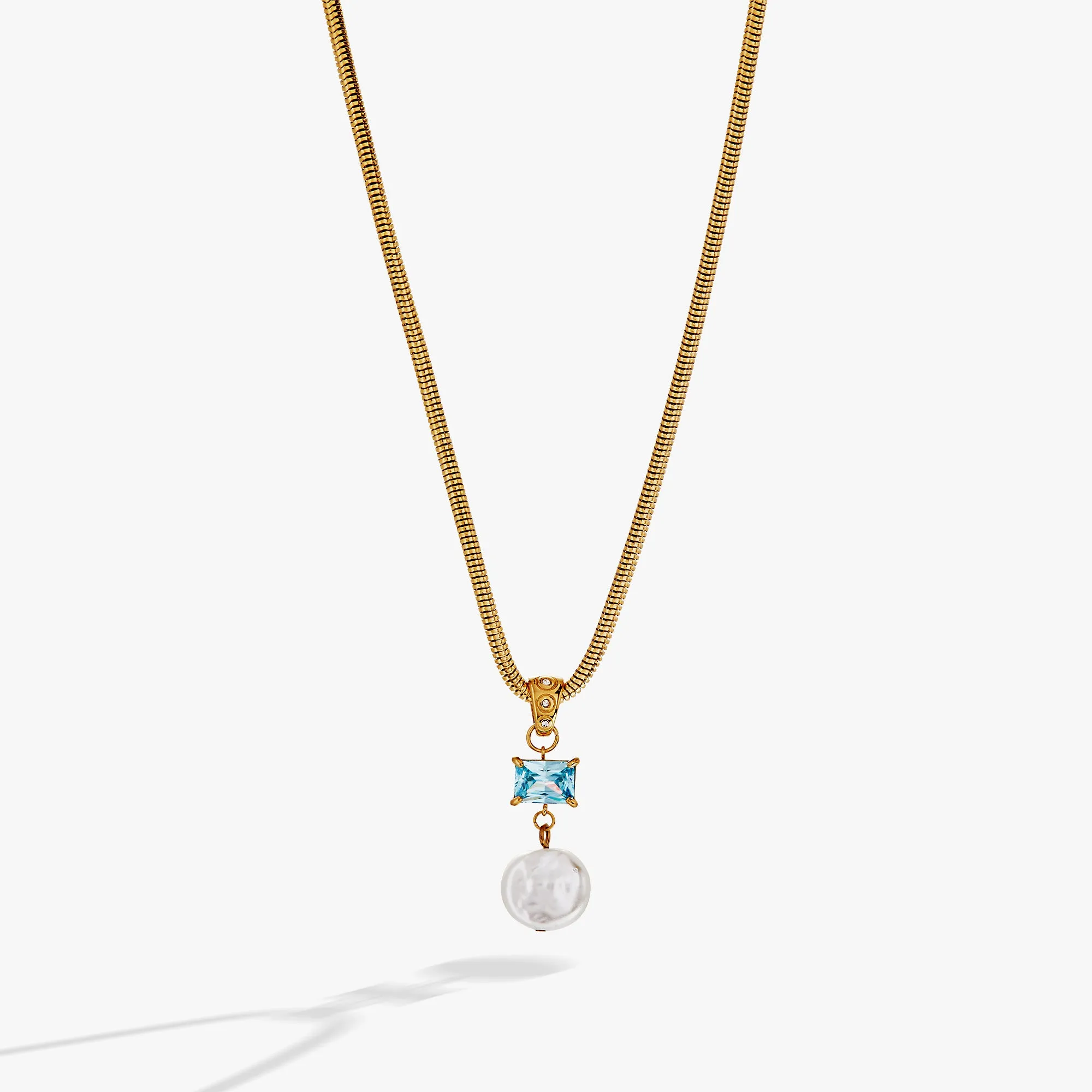 Coin Pearl Drop Pendant Necklace sold by Alex and Ani product image thumbnail 3