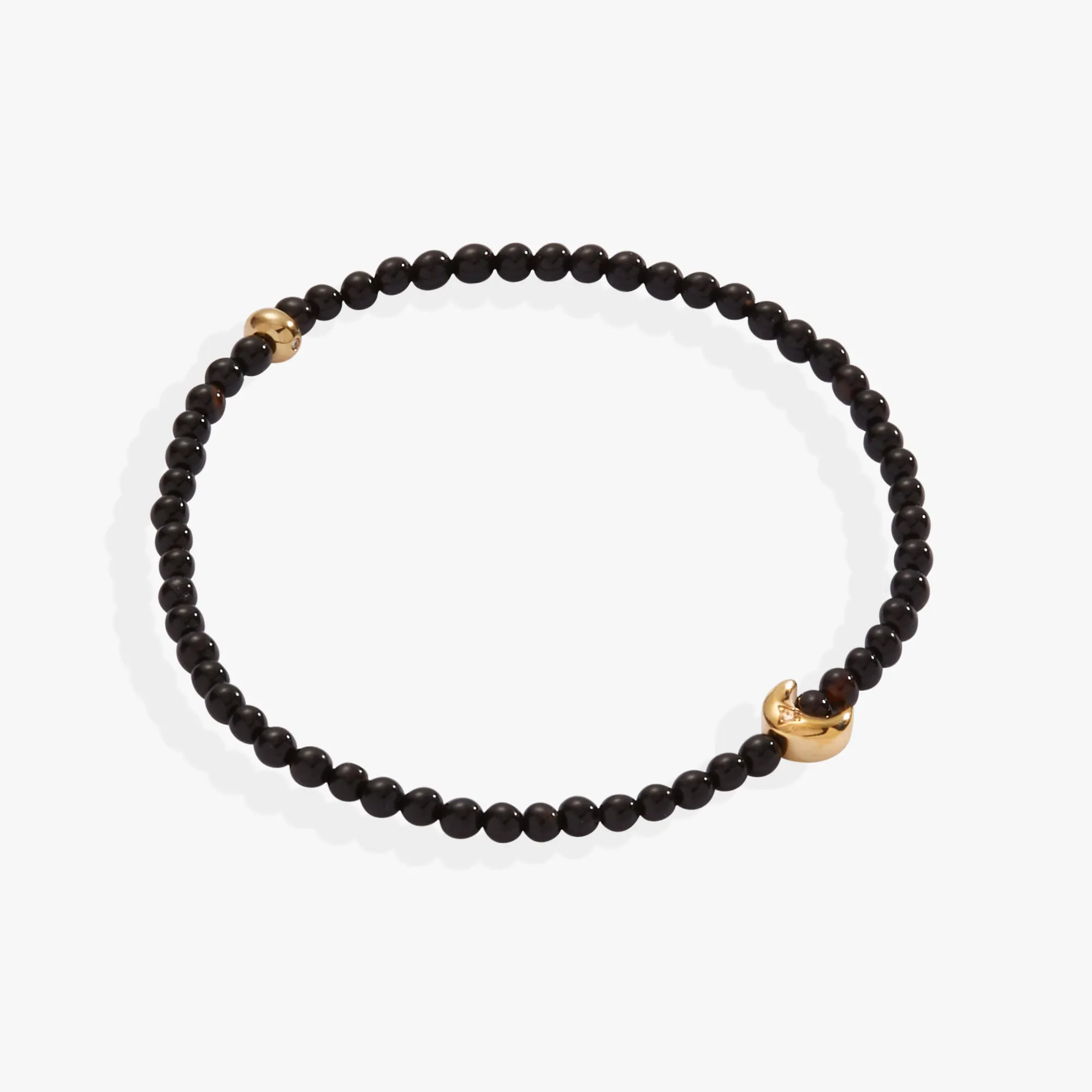 Moon Onyx Mini Stretch Bracelet sold by Alex and Ani