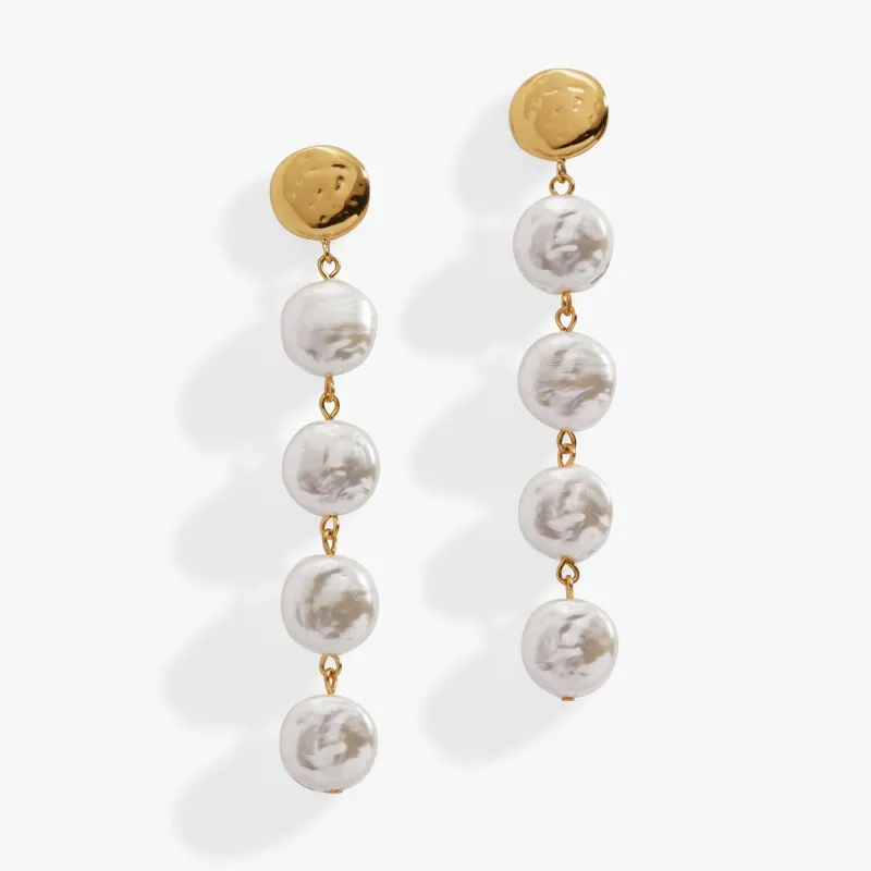 Coin Pearl Linear Earring sold by Alex and Ani