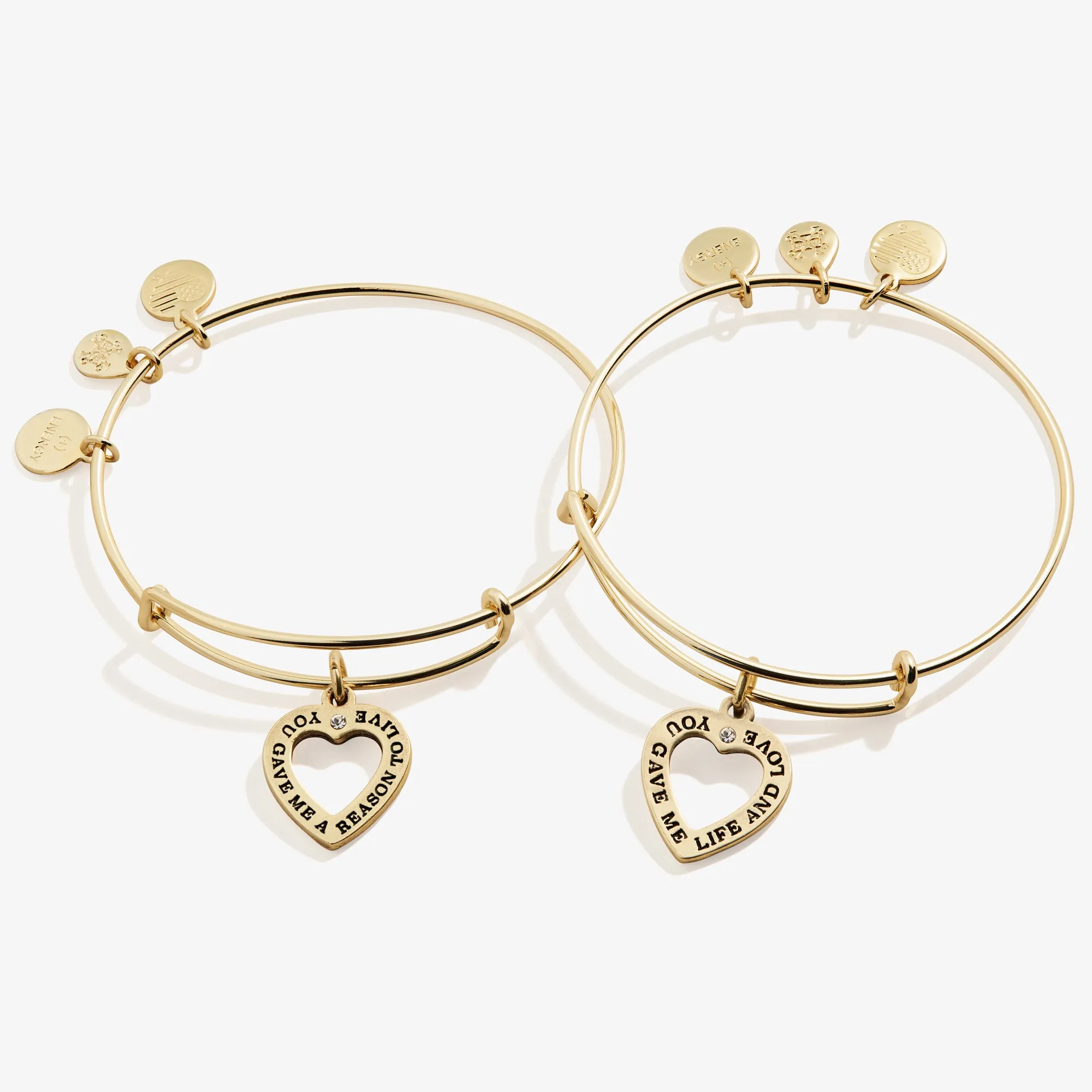Mom Daughter Charm Bangle Bracelets, Set of 2 sold by Alex and Ani product image thumbnail 5