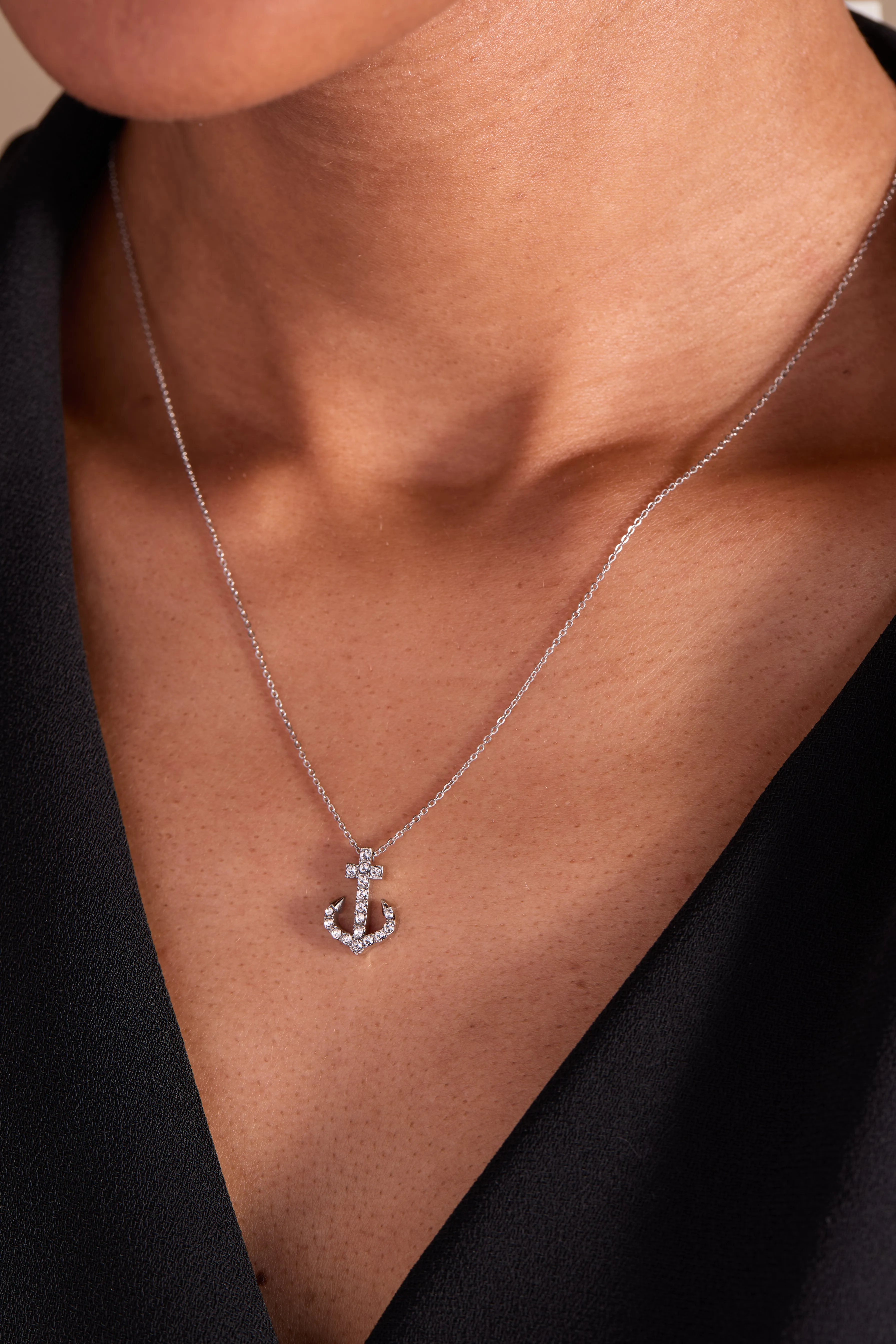 Pave Anchor Pendant Necklace sold by Alex and Ani product image thumbnail 2