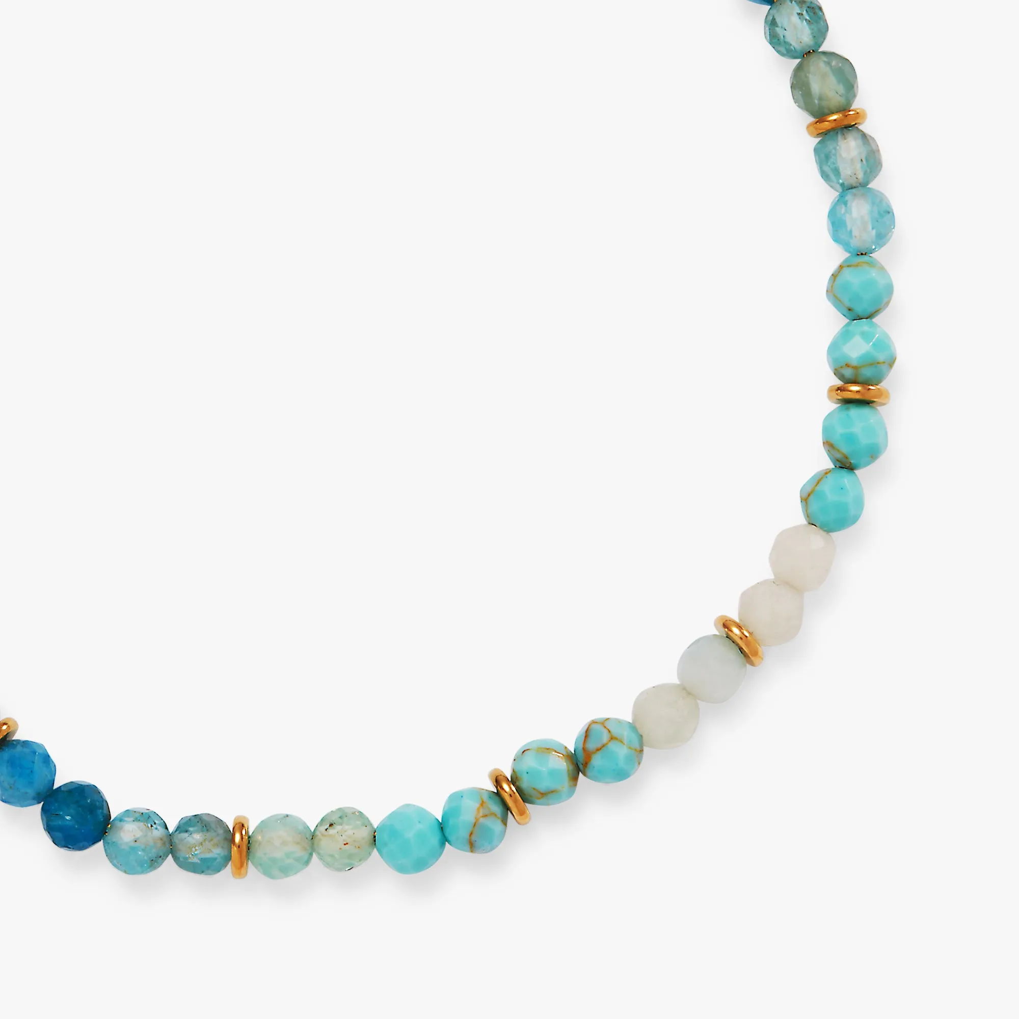 Turquoise Ombre Semi-Precious Beaded Anklet sold by Alex and Ani product image thumbnail 2