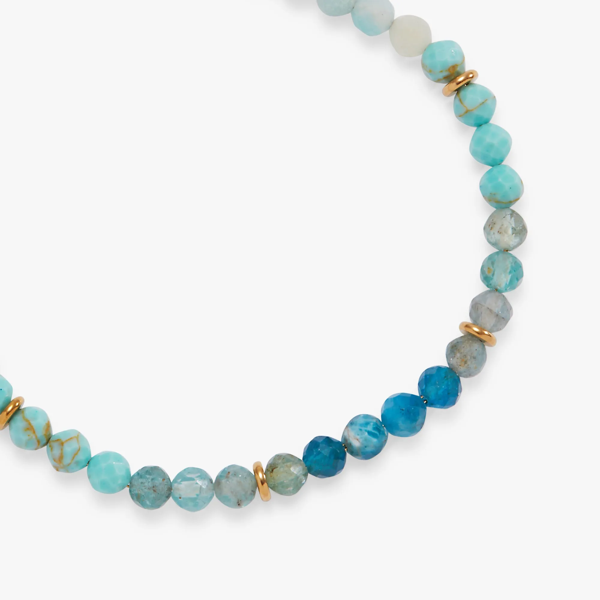 Turquoise Ombre Semi-Precious Beaded Bracelet sold by Alex and Ani product image thumbnail 2