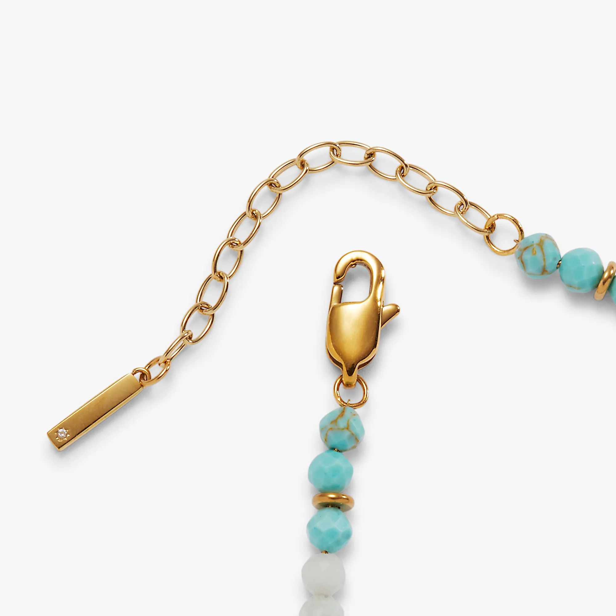 Turquoise Ombre Semi-Precious Beaded Bracelet sold by Alex and Ani product image thumbnail 3