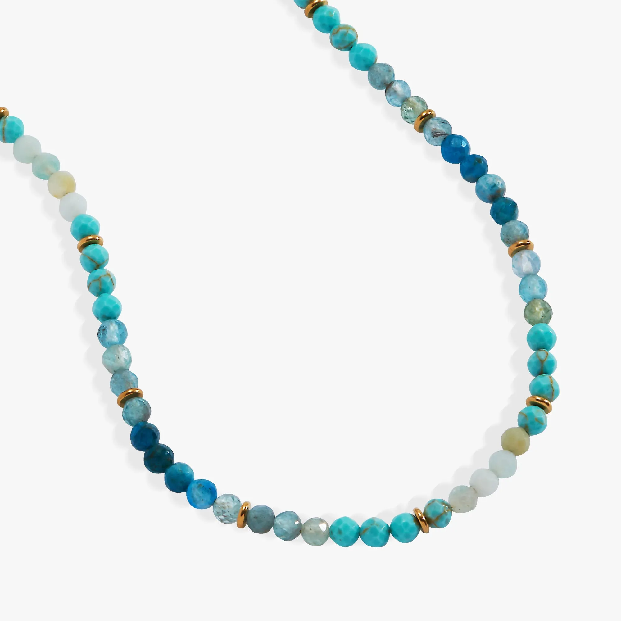 Turquoise Ombre Semi-Precious Beaded Necklace sold by Alex and Ani product image thumbnail 2