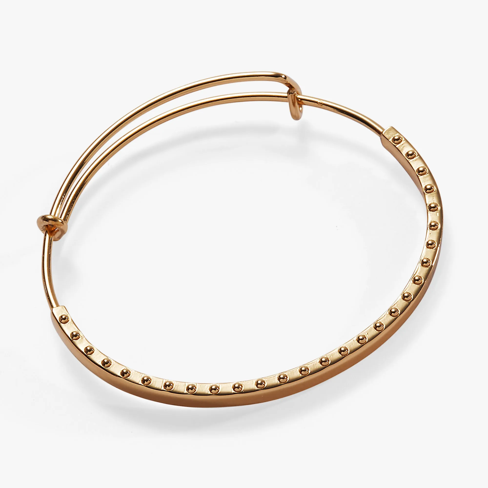 Beaded Edge Decorative Charm Bangle sold by Alex and Ani
