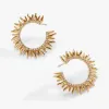 Sun Ray Front to Back Hoop sold by Alex and Ani