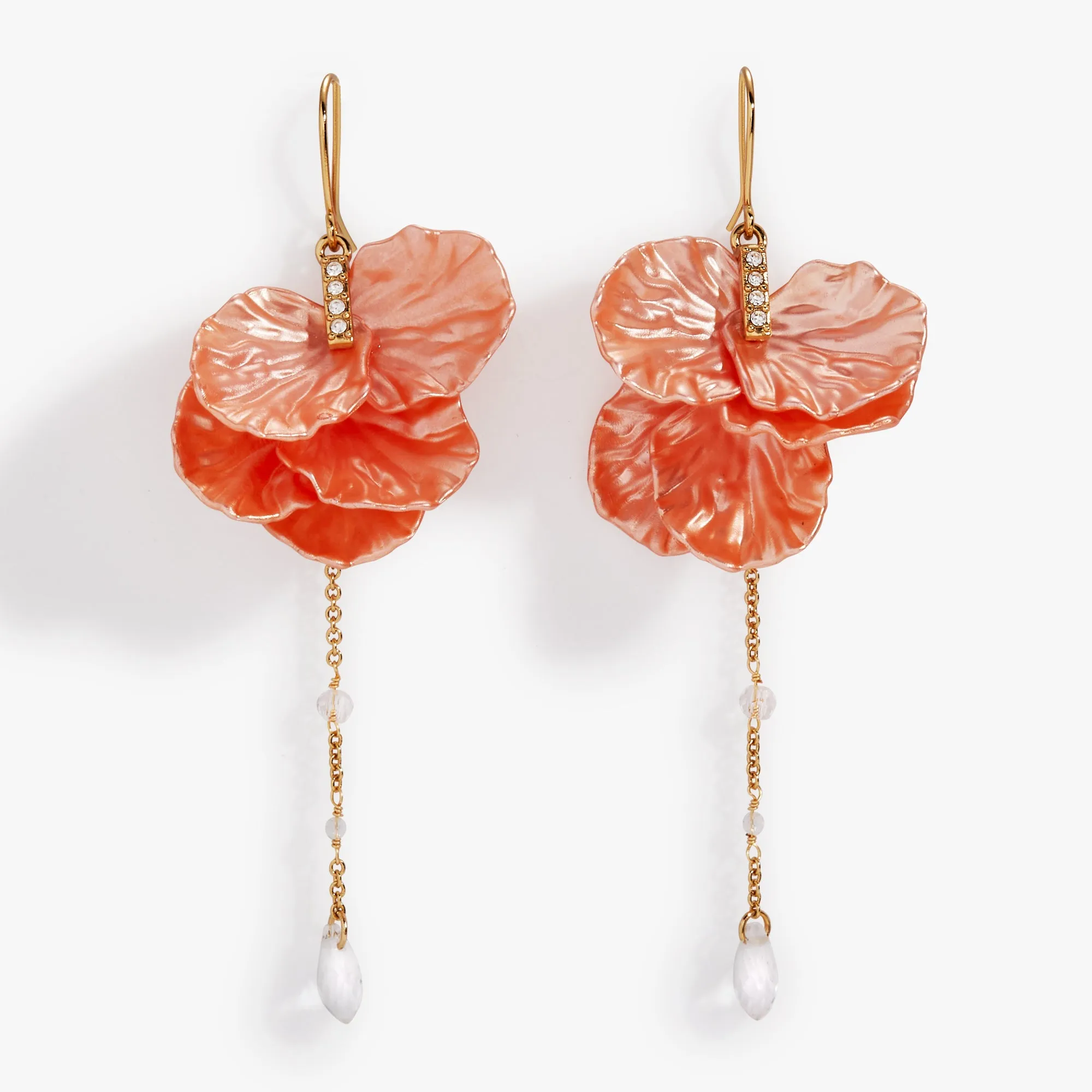 New York Botanical Garden® Peony Petal Statement Earrings sold by Alex and Ani