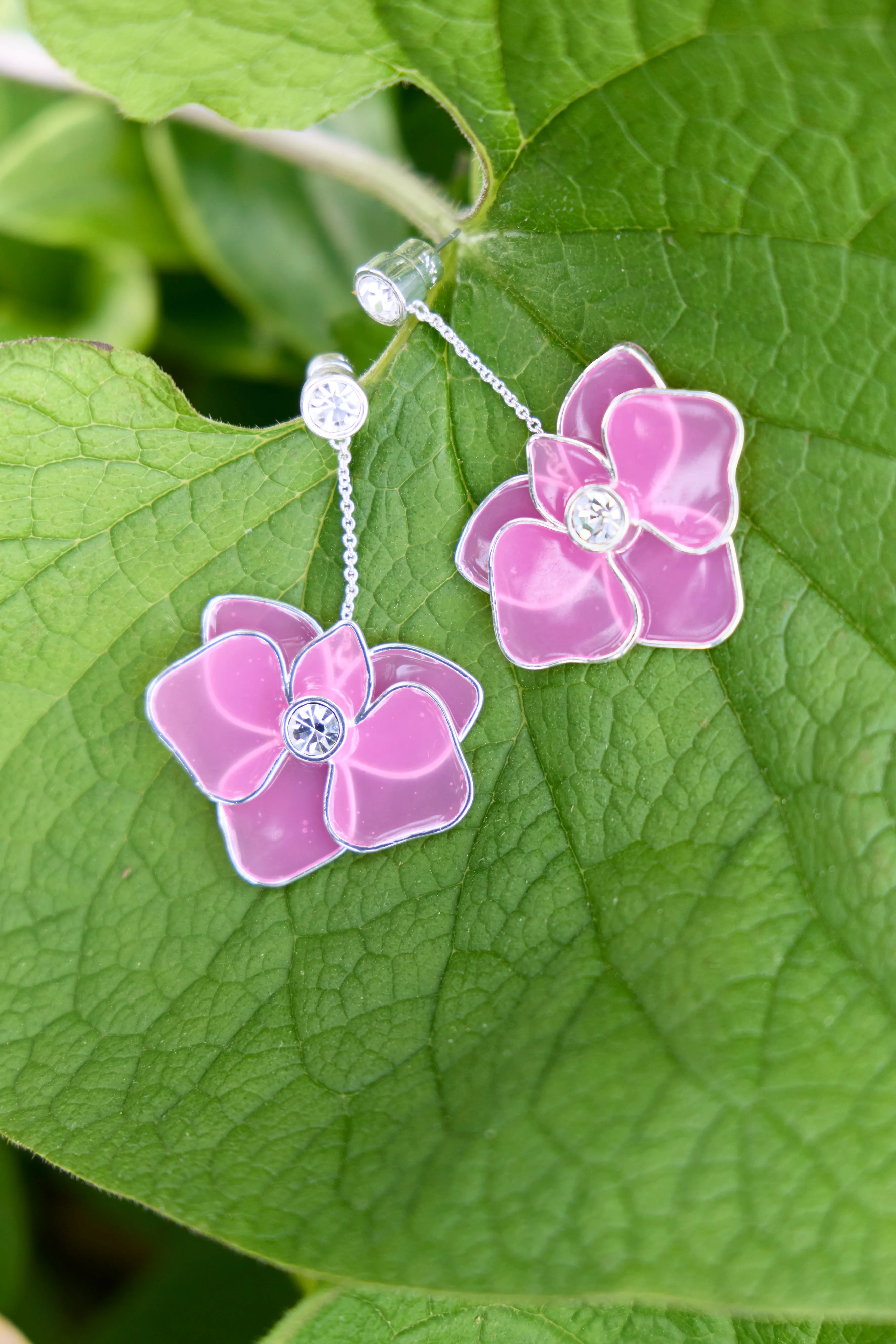 New York Botanical Garden® Orchid Statement Earrings sold by Alex and Ani product image thumbnail 4