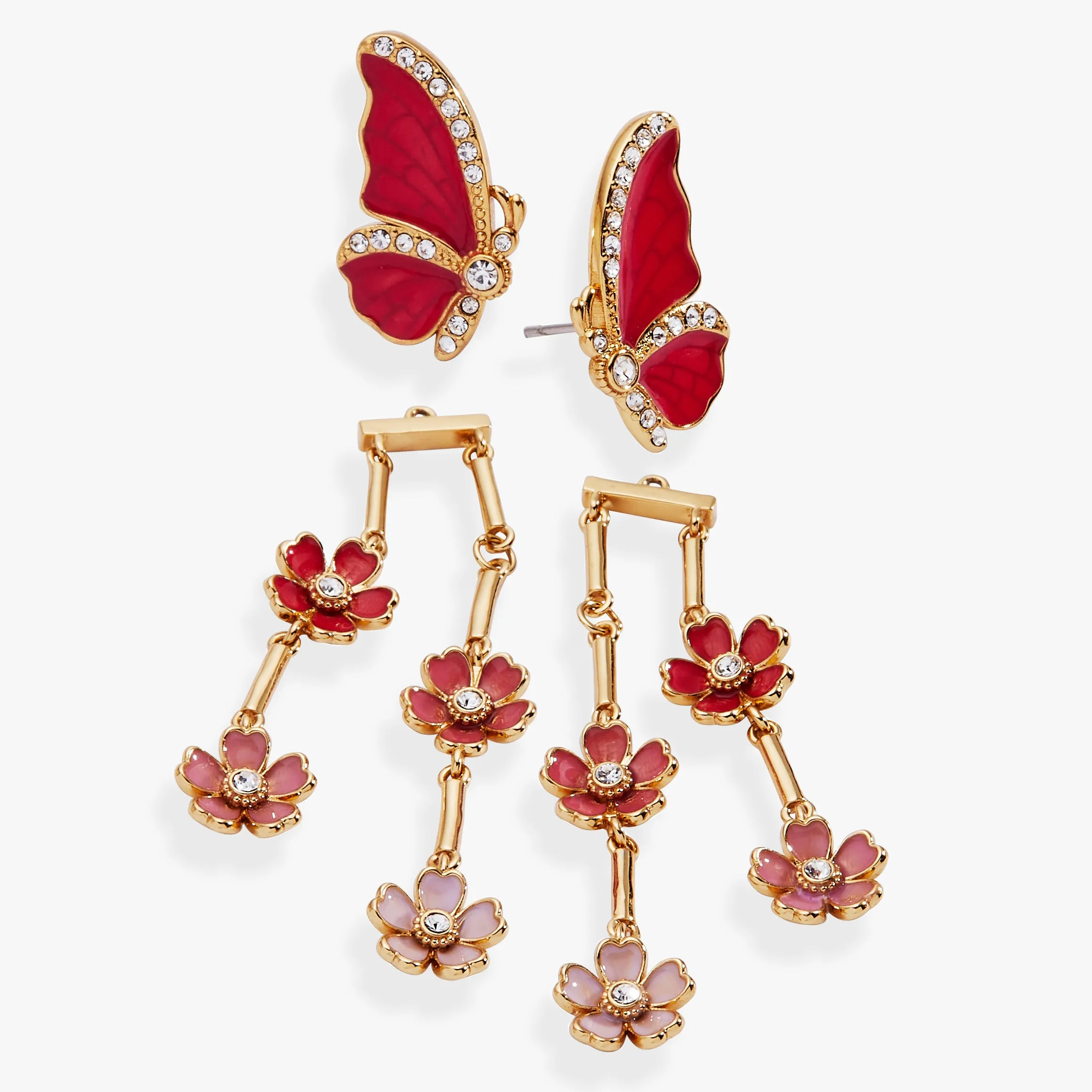 New York Botanical Garden® 2-in-1 Butterfly Statement Earrings sold by Alex and Ani product image thumbnail 4