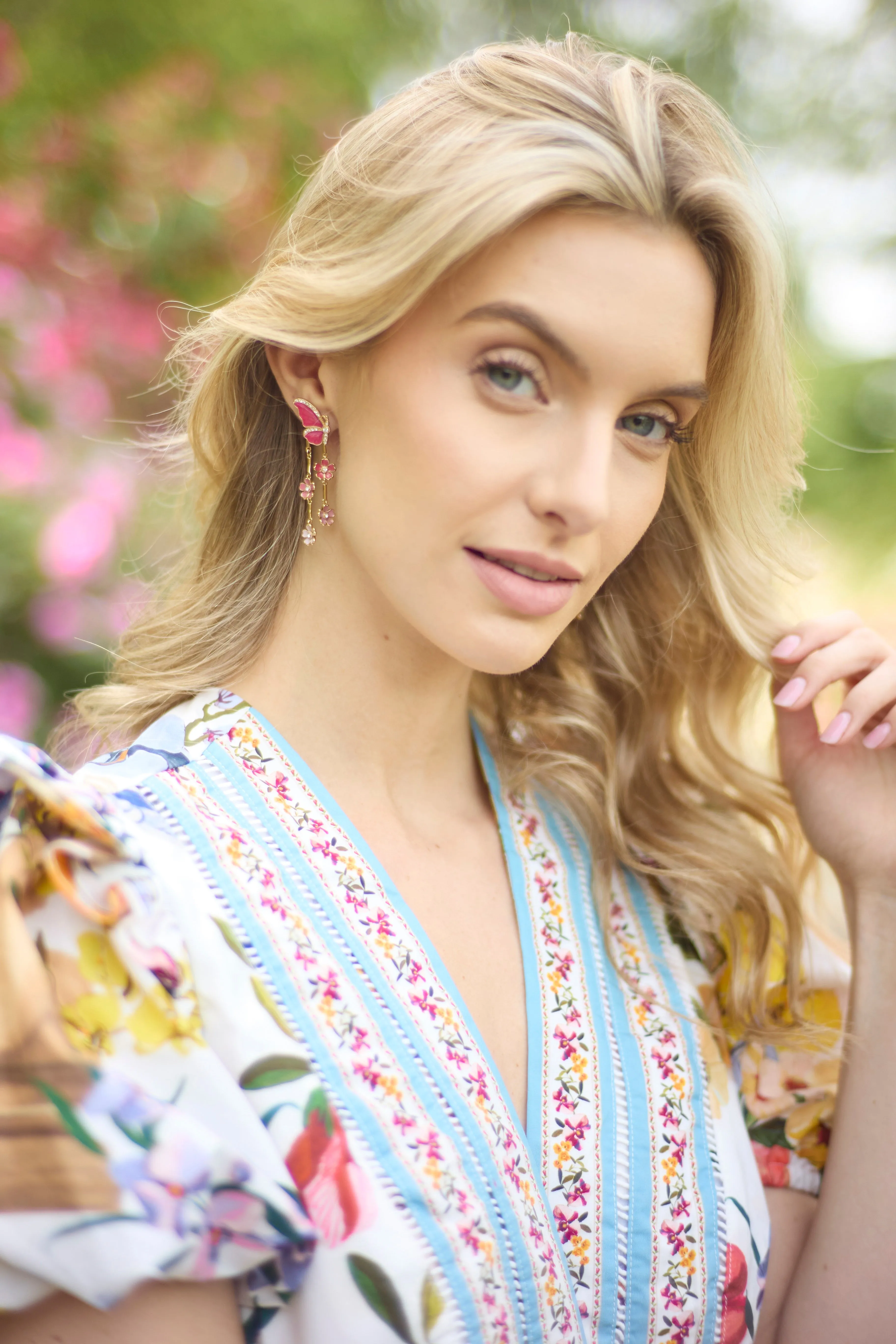 New York Botanical Garden® 2-in-1 Butterfly Statement Earrings sold by Alex and Ani product image thumbnail 5