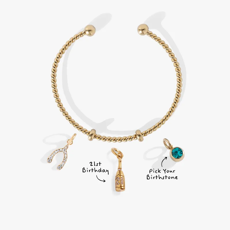 21st Sip Happens Charm Bundle sold by Alex and Ani