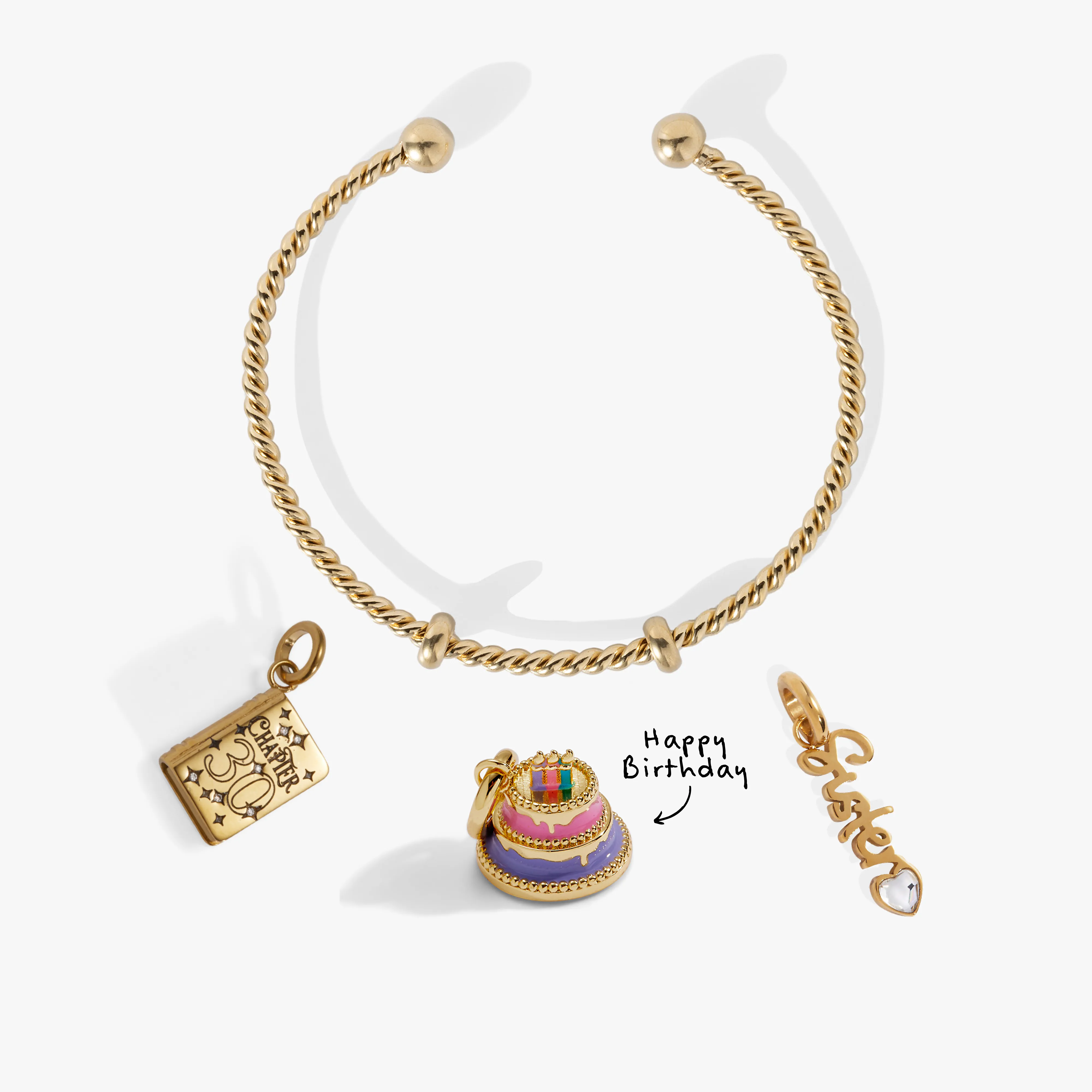 Happy Birthday Charm Bundle sold by Alex and Ani