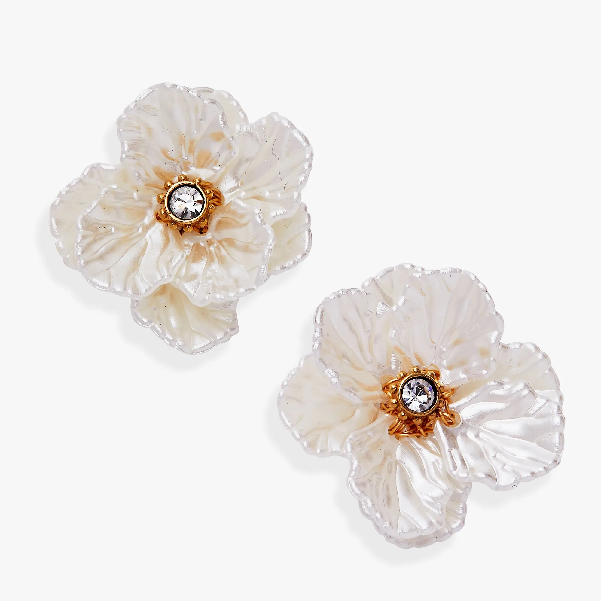 New York Botanical Garden® 2-in-1 Poppy Statement Earrings sold by Alex and Ani product image thumbnail 3