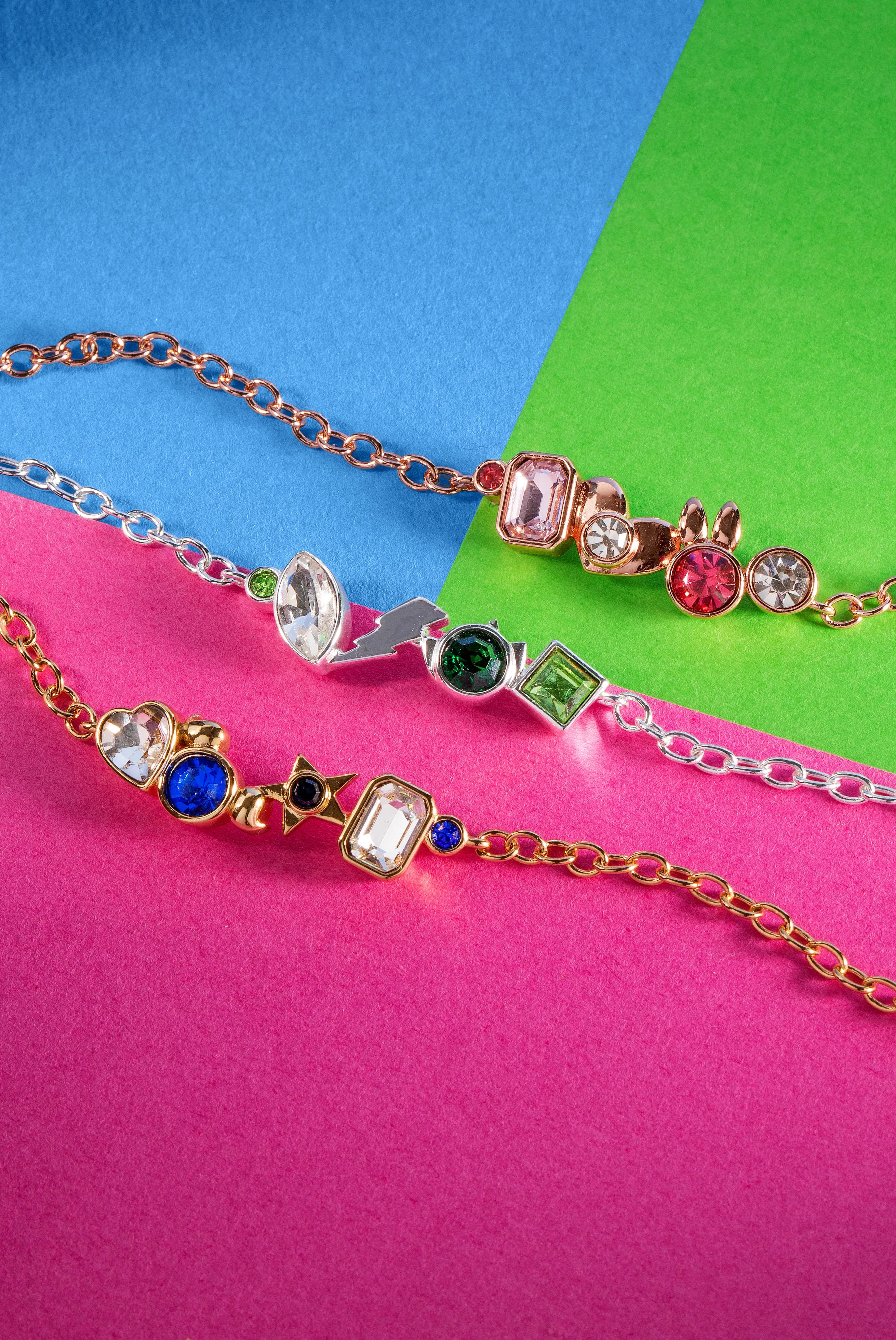 THE POWERPUFF GIRLS™ Bubbles Crystal Inline Bracelet sold by Alex and Ani product image thumbnail 2